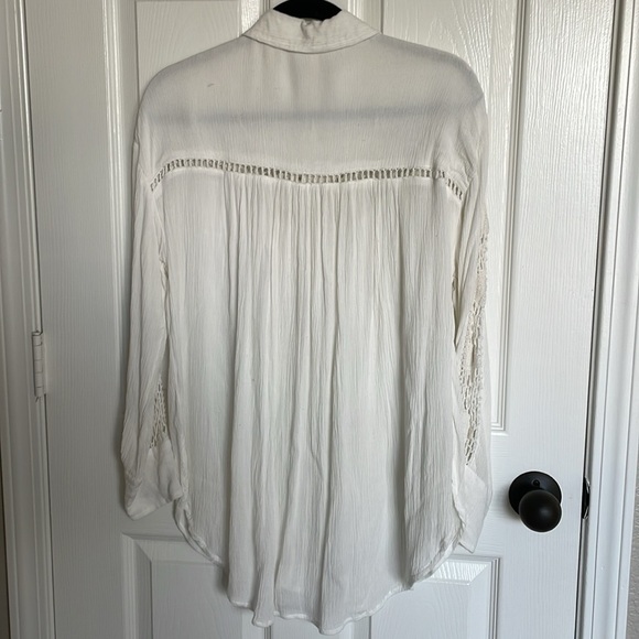 Free People Katy Bird Blouse M - Picture 5 of 7